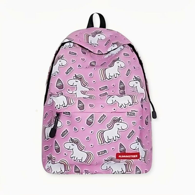 Einhorn und Eis Rucksack in rosa, gute Qualität und sehr modisch.