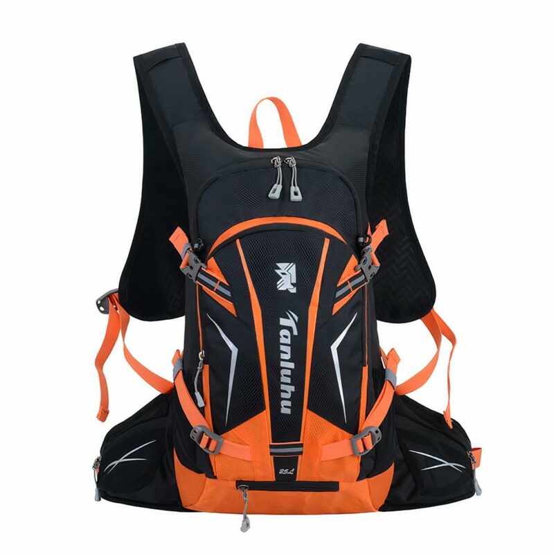 Reflektierender Rucksack - Orange - Radfahren Fahrrad