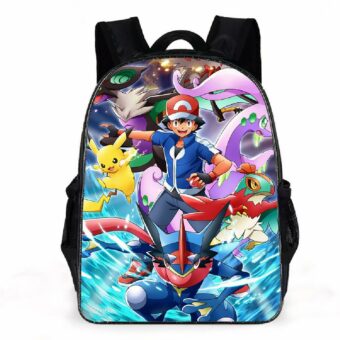 Pokémon Universum Rucksack - Violett - Pokemon X und Y Ketchum in der Asche