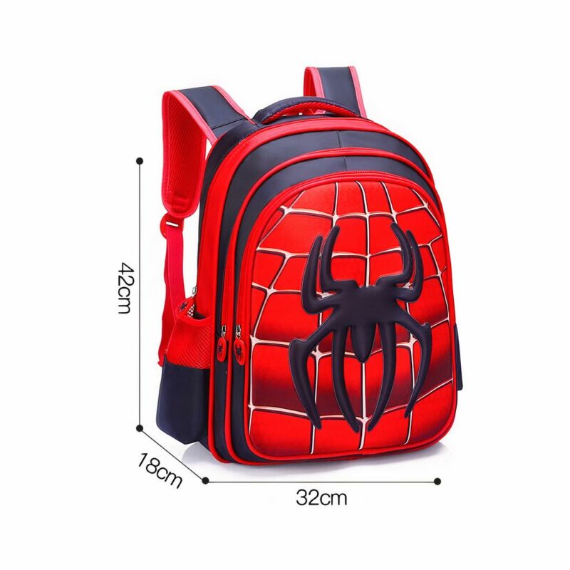Spiderman Spinnen-Rucksack - L - Rucksack für Jungen Schulrucksack