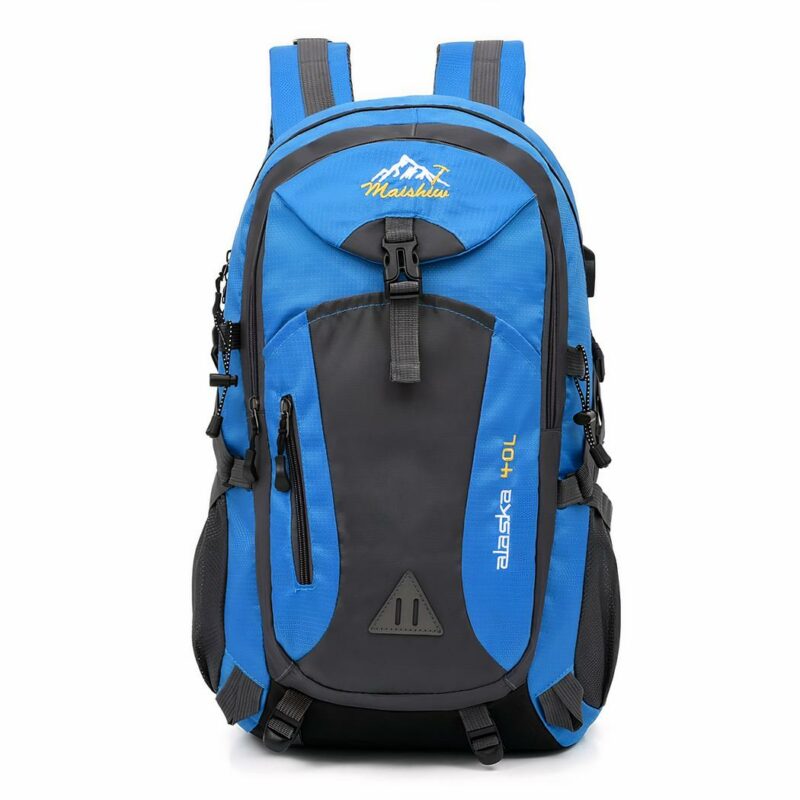 Wanderrucksack mit USB-Anschluss - Blau - Rucksack Rucksack Wanderrucksack