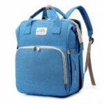 Wickelrucksack Baby - Blau - Wickeltasche Windel