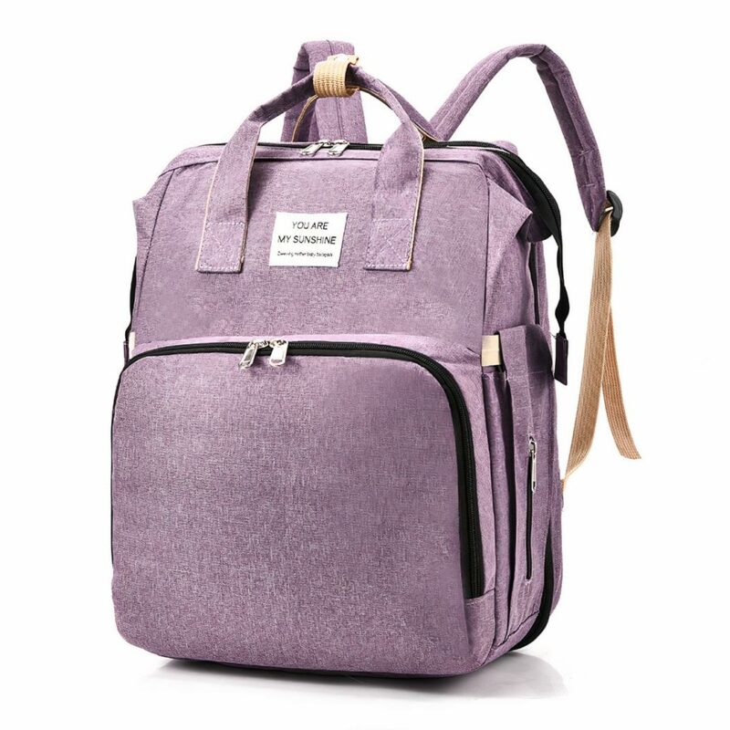 Wickelrucksack Baby - Rosa - Windel Wickelrucksack