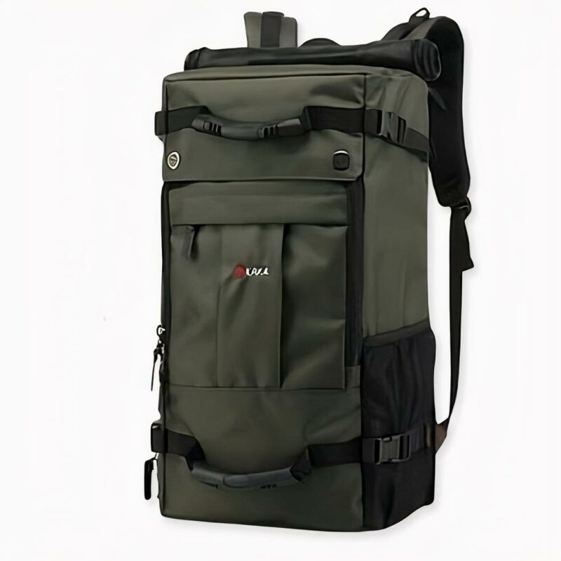 Sac_à_dos_de_voyage_grande_capacité_2 Dieser Reiserucksack mit großem Fassungsvermögen ist perfekt für Reisen von einigen Tagen. Der Rucksack ist in zwei Größen erhältlich, 40 und 50 Liter. Der 40-Liter-Rucksack lässt sich an der Seite öffnen und der 50-Liter-Rucksack lässt sich vollständig öffnen. Ein multifunktionaler und vielseitiger Rucksack mit vielen Taschen.