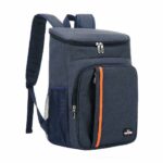 Wasserdichter isothermischer Rucksack für Frauen - Marineblau - Eine Kühlbox Kühlbox