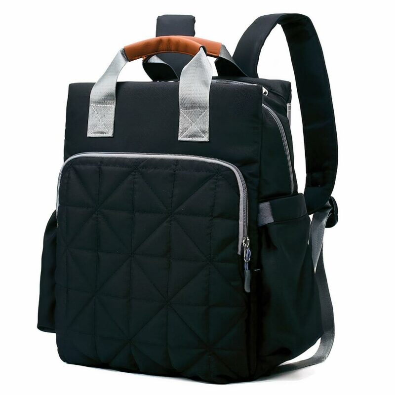 Baby Nylon Windeltasche - Schwarz - Windeltasche
