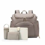 7 in 1 Baby Wickeltasche - Grau - Windel Wickeltasche