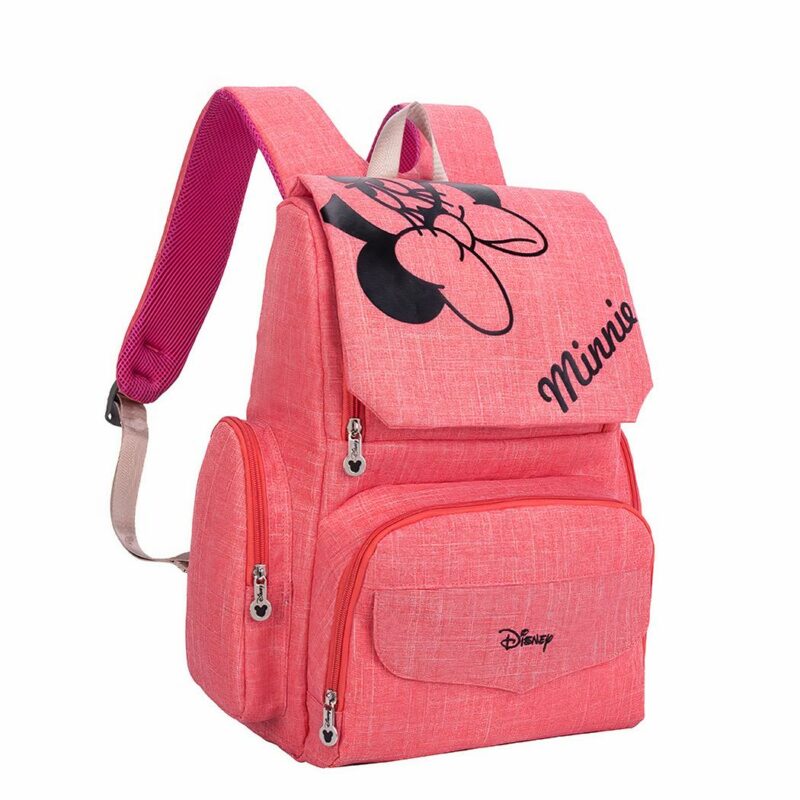 Baby Wickeltasche mit Minnie Motiv - Rosa - Minnie Mouse Windel