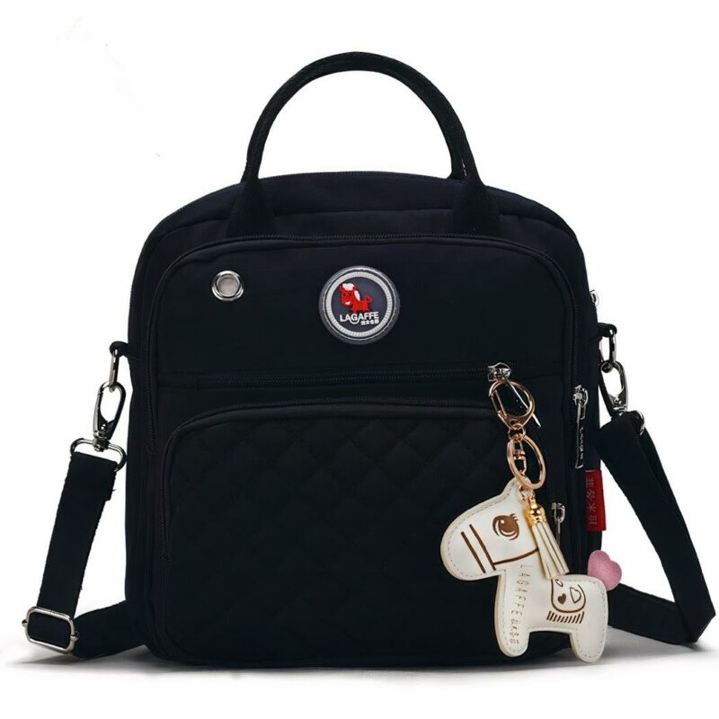 Elegante und wasserdichte Baby-Wickeltasche - Schwarz - Windel Wickeltasche
