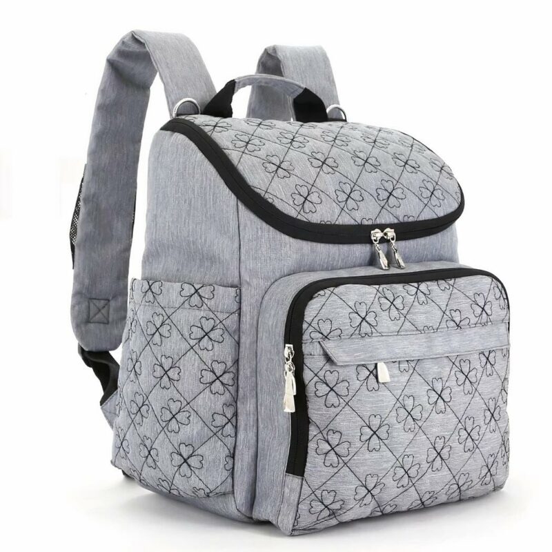 Baby Buggy Rucksack - Grau - Windel Wickeltasche