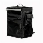 Großer isothermischer und thermischer Rucksack - Schwarz - Pizza Ausgehen