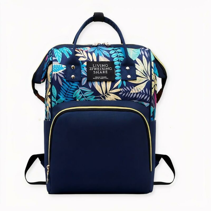 Die Schultergurte sind verstellbar und gepolstert für einen optimalen Tragekomfort und der obere Griff ermöglicht einen einfachen Transport. Darüber hinaus ist dieser Rucksack maschinenwaschbar, so dass er dauerhaft und pflegeleicht ist. Schenken Sie Ihrem Kind diesen Baby-Rucksack mit Blumenmuster, damit es sicher und stilvoll reisen kann!