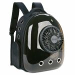 Transparenter Transport-Rucksack für Hunde - Braun - Produktdesign Computerkühlung