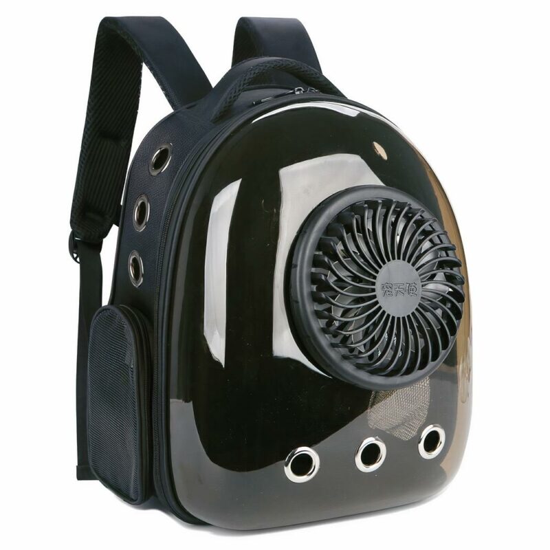 Transparenter Transport-Rucksack für Hunde - Braun - Produktdesign Computerkühlung