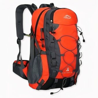 Rucksack mit großer Kapazität - Orange - Rucksack Wandern Wandern