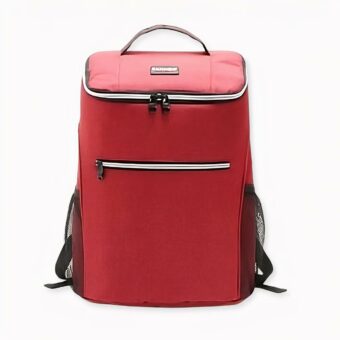 Eleganter isothermischer Rucksack 20L - Rot - Lunchbox Tasche