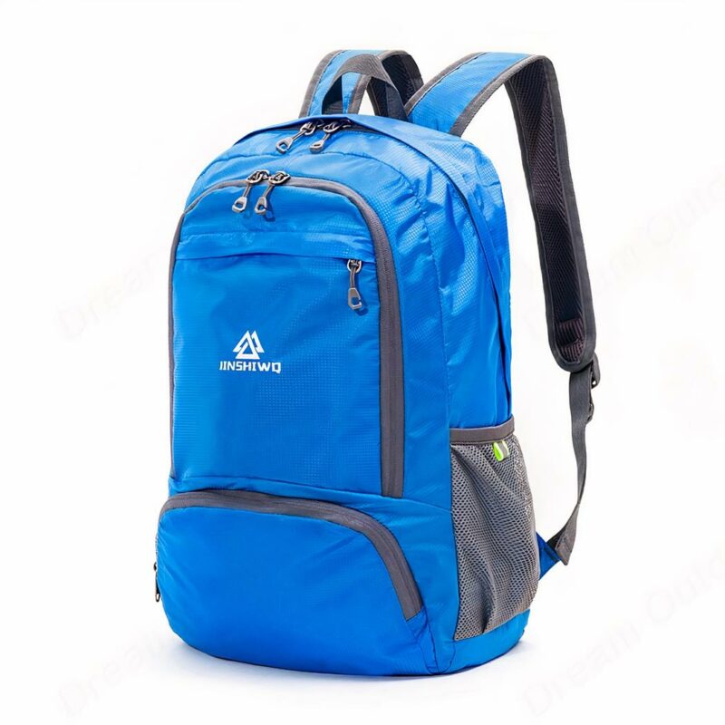 Faltbarer Nylon-Rucksack: wasserdicht und leicht - Blau - Wanderrucksack Rucksack