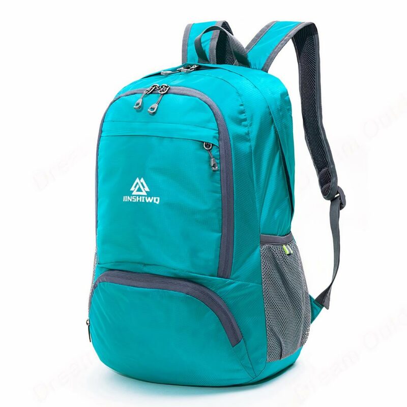Faltbarer Nylon-Rucksack: wasserdicht und leicht - Himmelblau - Rucksack Tasche