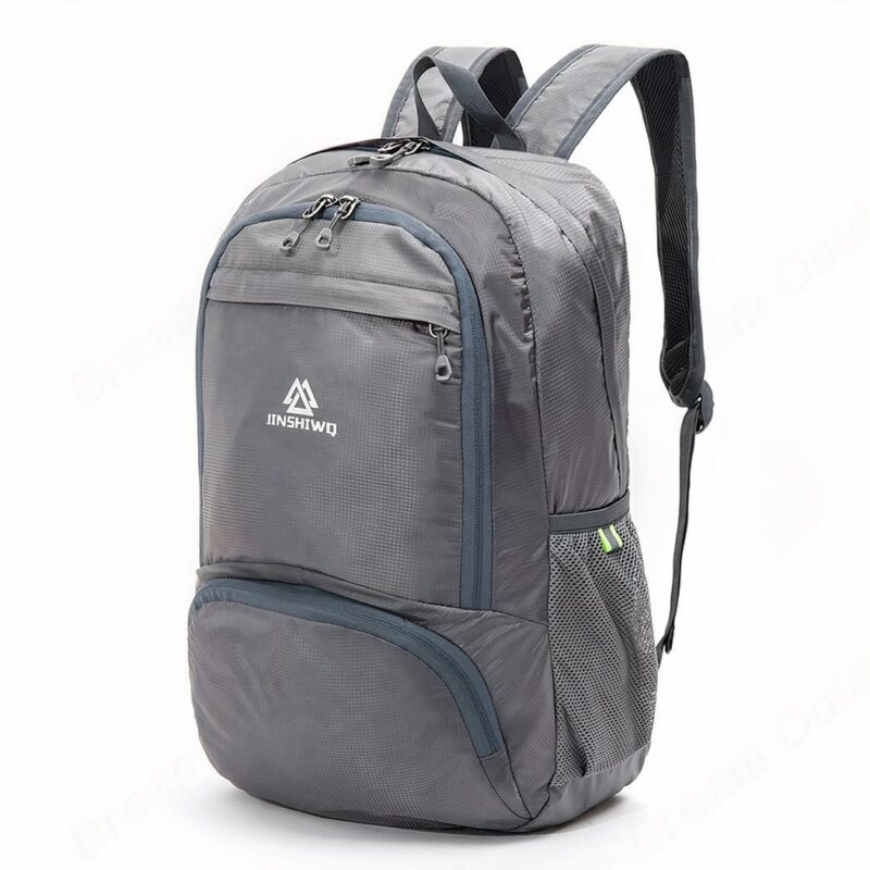 Faltbarer Nylon-Rucksack: wasserdicht und leicht - Grau - Wanderrucksack Rucksack