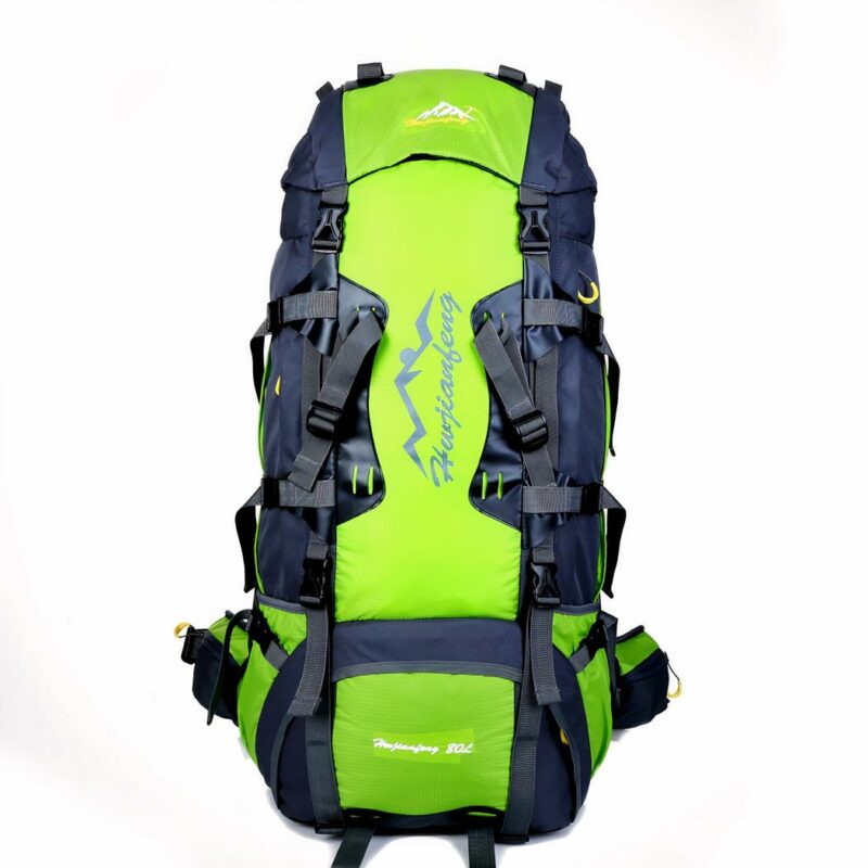 Großer Wanderrucksack (80L) - Grün - Rucksack Rucksack Wanderrucksack