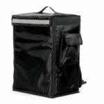 Großer isothermischer und thermischer Rucksack - Schwarz - Pizza Ausgehen