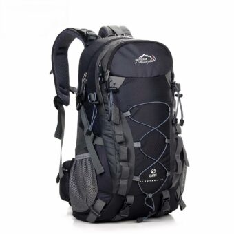 Rucksack mit großer Kapazität - Schwarz - Wanderrucksack Lion local