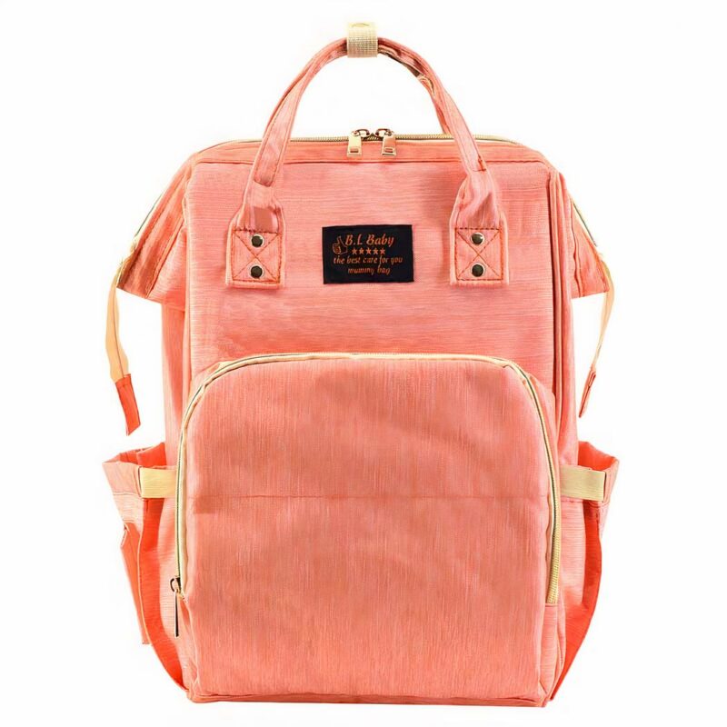 Nappy Mutterschaftstasche mit großer Kapazität - Orange - Handtasche Windel