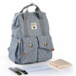 Modische Mutterschaftstasche für die Mutter - Blau - Wickeltasche