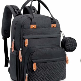 Multifunktionale und wasserdichte Wickeltasche - Schwarz - Windel Wickeltasche