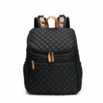 Baby Wickeltasche mit Matte - Schwarz - Windel Wickeltasche