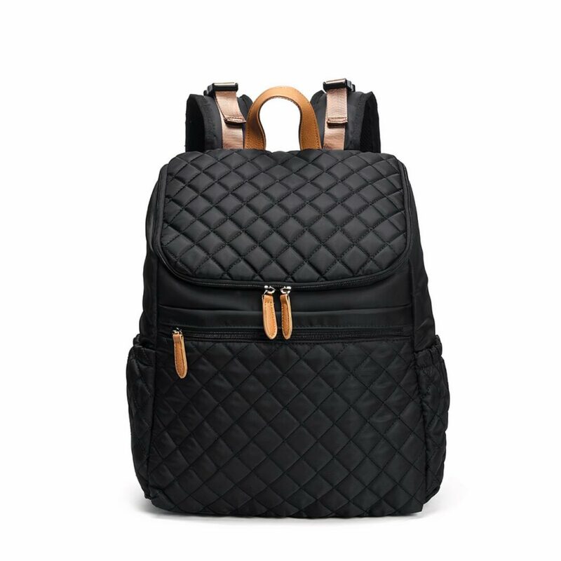 Baby Wickeltasche mit Matte - Schwarz - Windel Wickeltasche