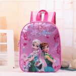 Cartoon-Rucksack für Mädchen und Jungen - Rosa - Elsa Schulrucksack