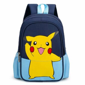 Pikachu bedruckter Rucksack für Kinder - Marineblau - Pikachu Rucksack