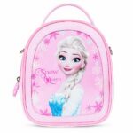 Kleiner Schneekönigin-Rucksack für Mädchen - Rosa - Gefrorene Handtasche