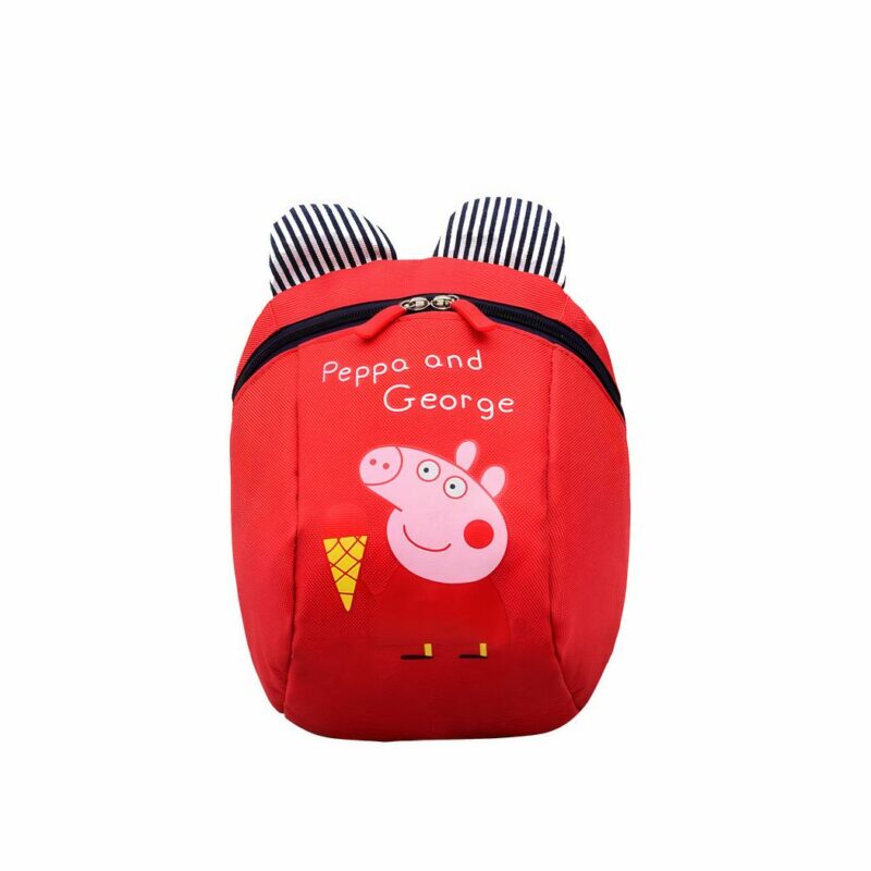 Peppa Pig Rucksack für Kinder - Rot - Schulrucksack Rucksack