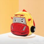 Plüsch Rucksack Feuerwehrwagen - Orange - Plüsch Rucksack für Kinder