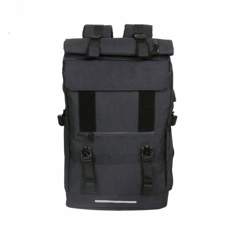 Reiserucksack mit USB-Ladegerät - Schwarz - Laptop Rucksack Rucksack
