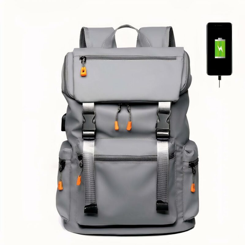 Multifunktionaler Reiserucksack - Grau - Rucksack Tasche