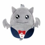 Rucksack Plüschtiere - Grau - Schulrucksack Rucksack für Kinder