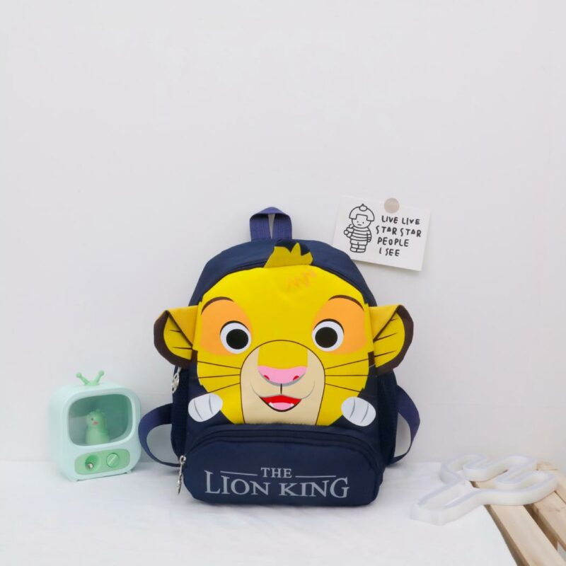 Simba Rucksack für Kinder - Marineblau - Plüschtier Tasche