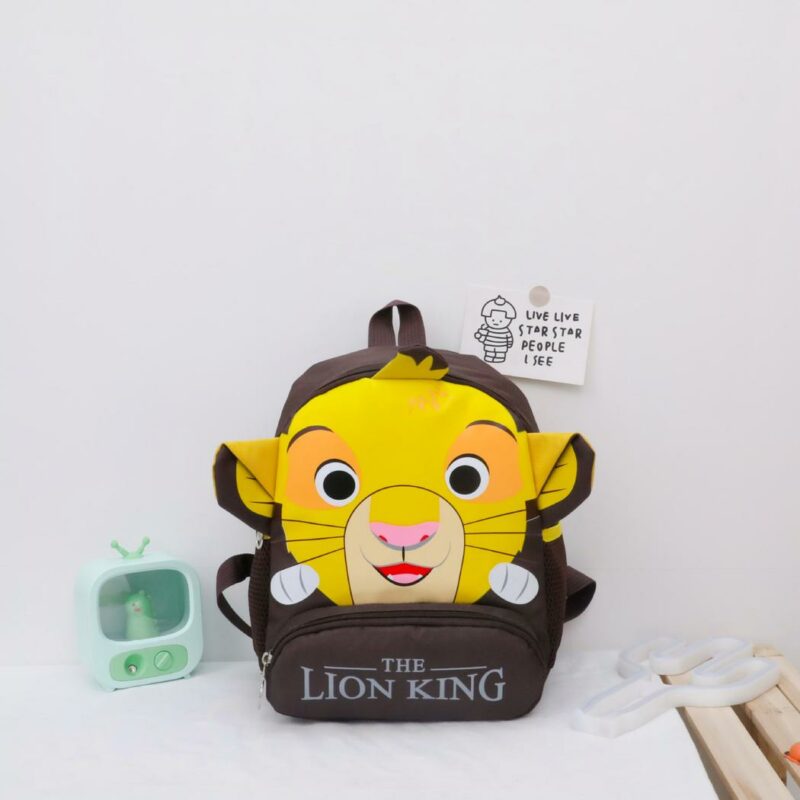 Simba Rucksack für Kinder - Braun - Plüschtier Tasche