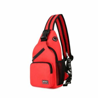 Kleine Brusttasche für Frauen - Rot - Handtasche Schultertasche