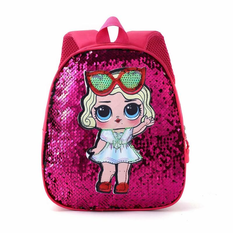 Kinderrucksack mit LOL Suprise Motiv - Rosa - Kinderrucksack Schulrucksack