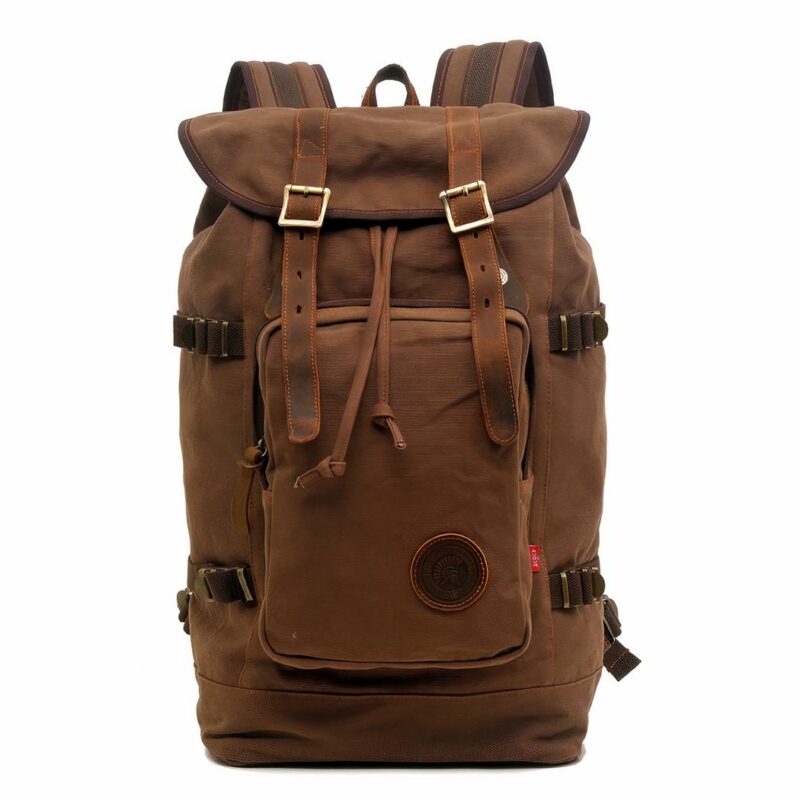 Vintage Multifunktionaler Rucksack - Braun - Rucksack Tasche