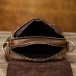 Leder Messenger Bag