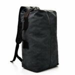 Vintage-Reiserucksack - Schwarz, M - Seemannstasche Rucksack