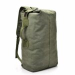 Vintage-Reiserucksack - Grün, L - Seemannstasche Tasche
