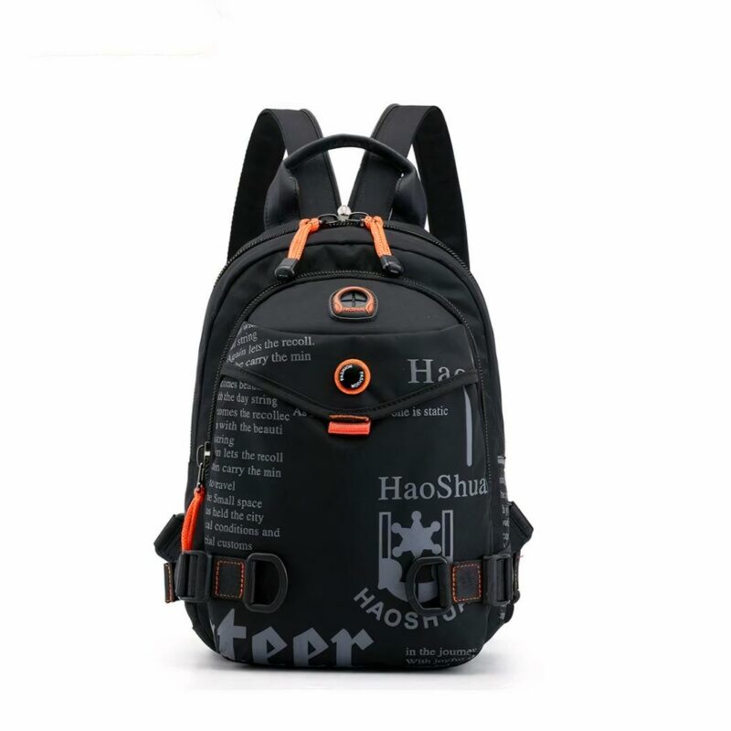 Kompakter und stylischer Rucksack für Männer - Schwarz - Rucksack Tasche
