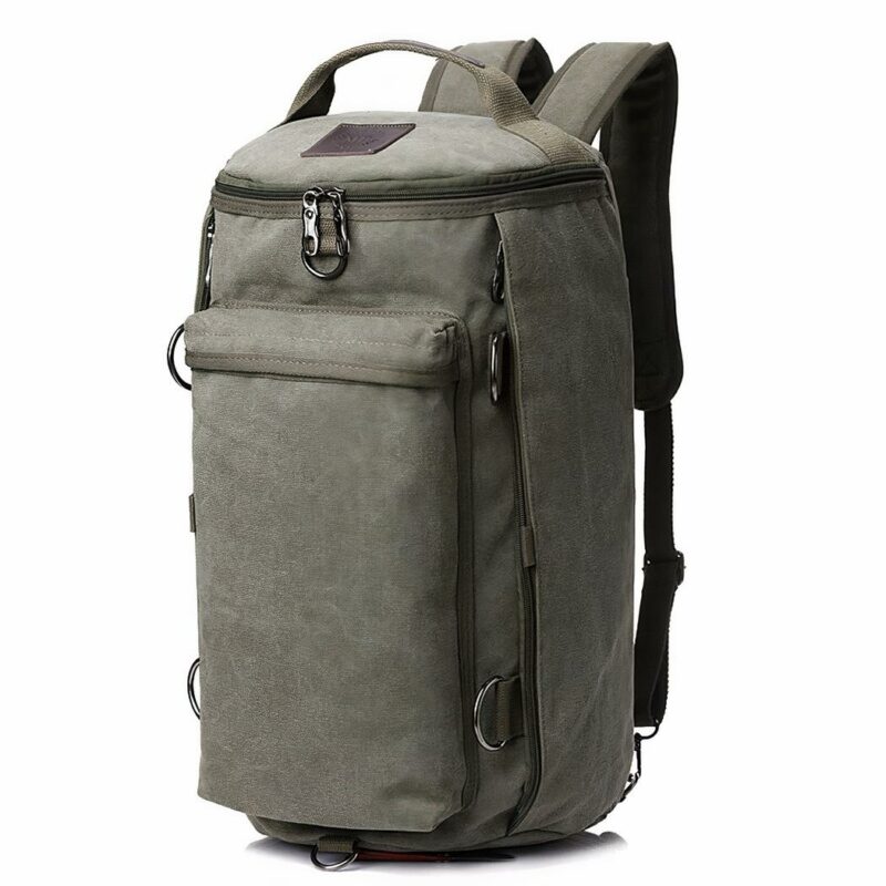Vintage Tasche mit großer Kapazität - Grün - Rucksack Handtasche