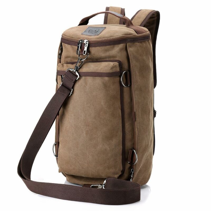 Vintage Tasche mit großer Kapazität - Camel - Rucksack Handtasche